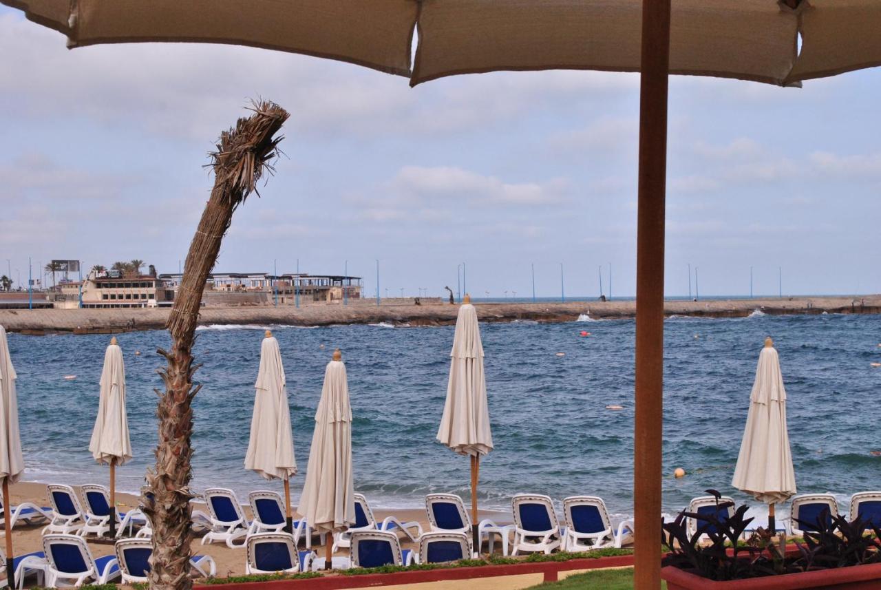 Tolip Hotel Alexandria Exterior foto The beach at the resort