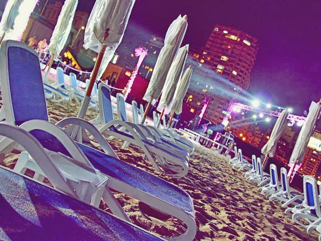 Tolip Hotel Alexandria Exterior foto The beach at the resort